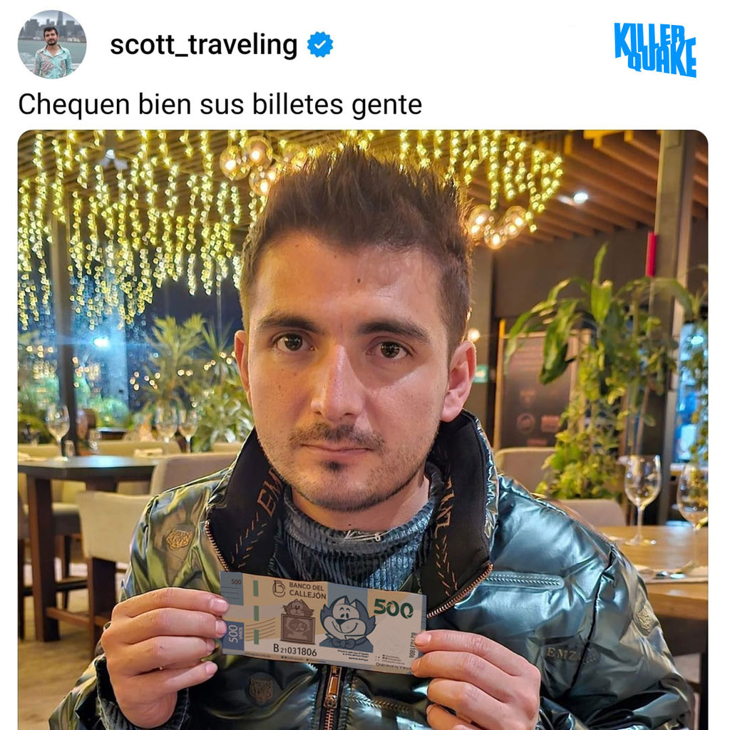 Chequen sus billetes