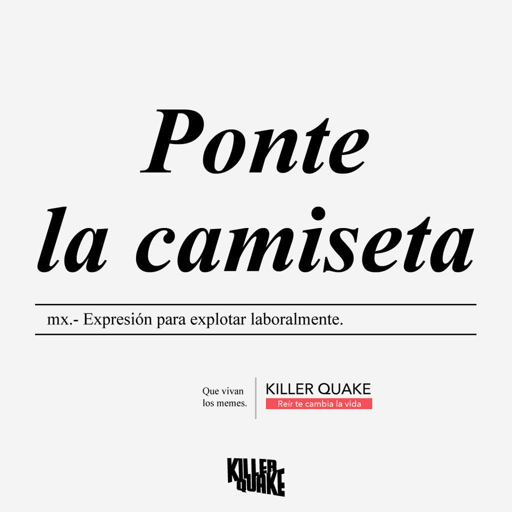 Ponte la camiseta